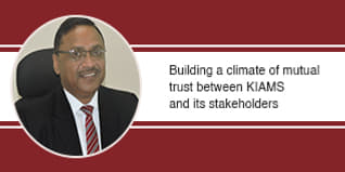 Building a climate of mutual trust between KIAMS and its stakeholders